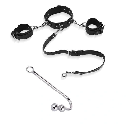 Anal Hooks Hook Elegant Collar Anal Cuffs 5334 and Beaded with 0120